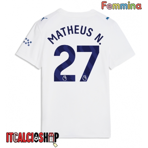 Manchester City Matheus Nunes #27 Terza Maglia Femmina 2026-27 Manica Corta